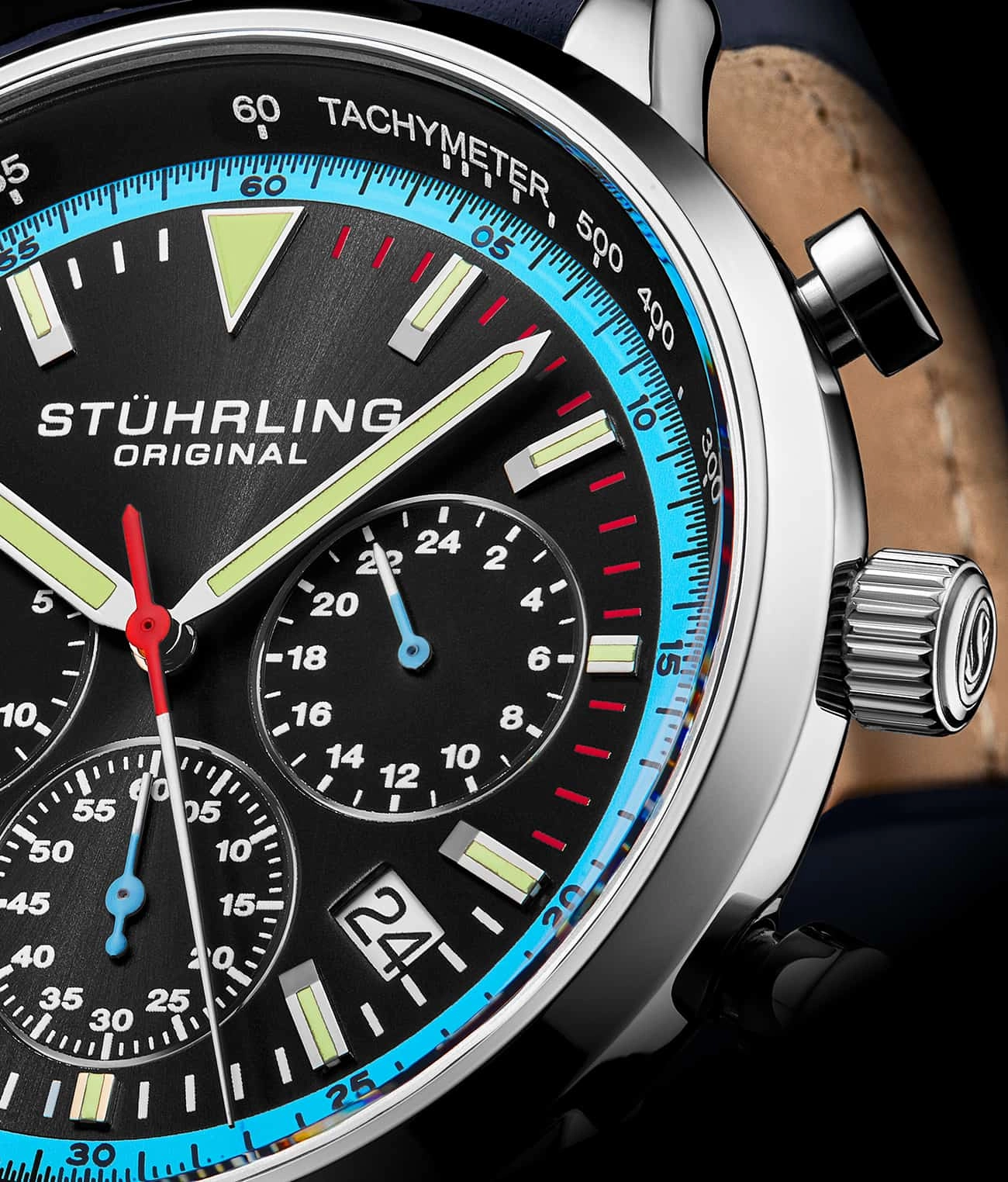 Monaco Chronograph with Tachymeter Quartz 3986L 44mm Watch