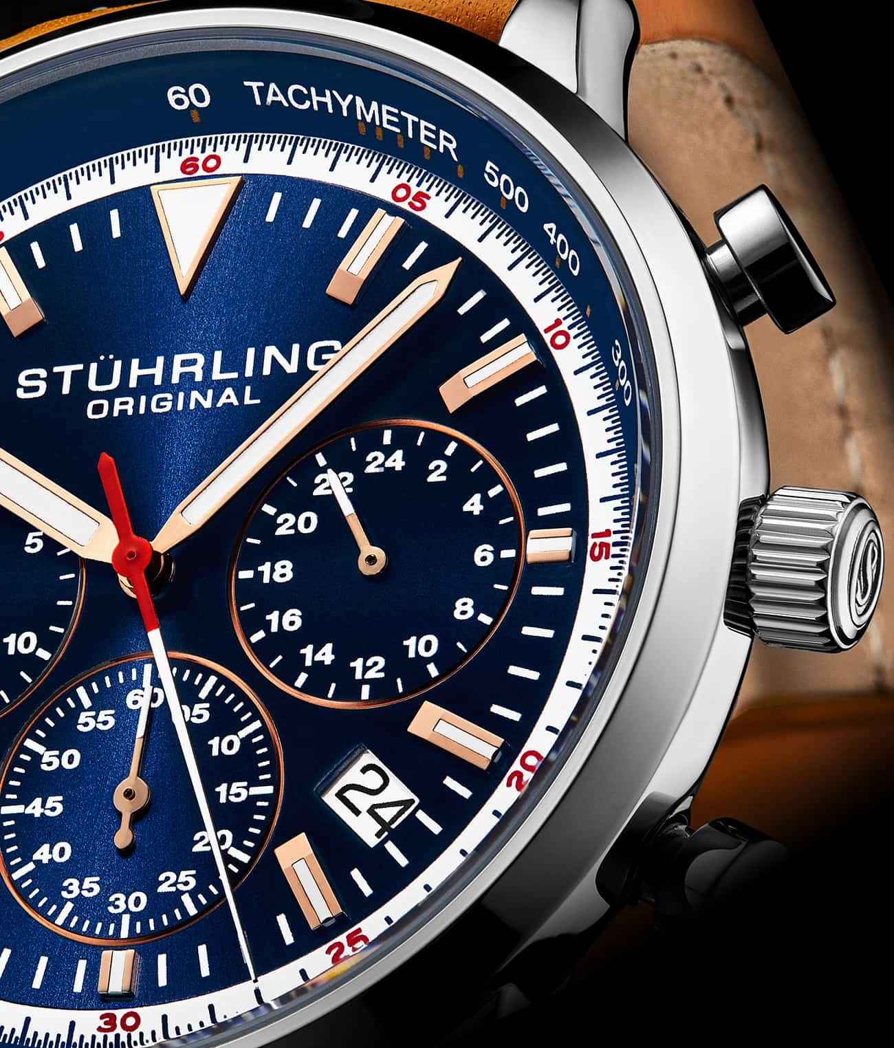 Monaco Chronograph with Tachymeter Quartz 3986L 44mm Watch