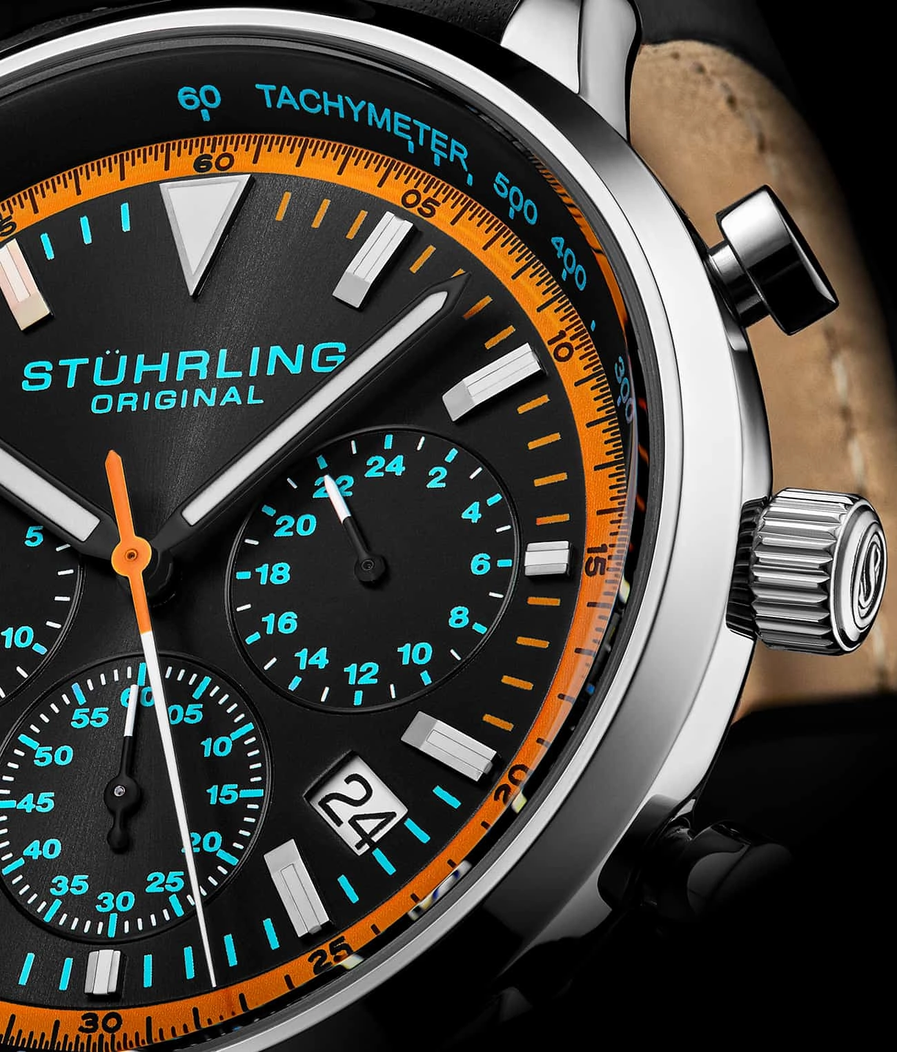Monaco Chronograph with Tachymeter Quartz 3986L 44mm Watch
