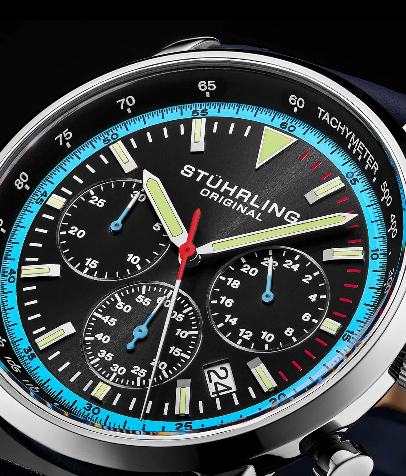 Monaco Chronograph with Tachymeter Quartz 3986L 44mm Watch