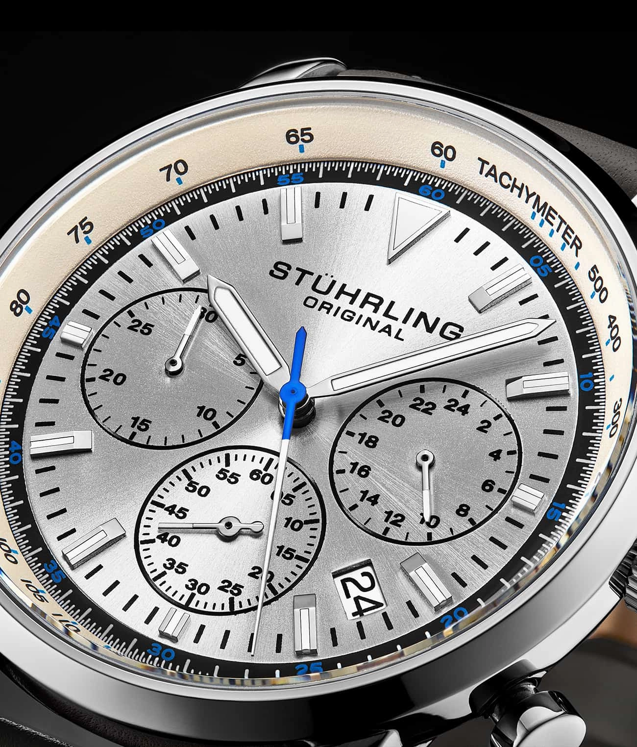 Monaco Chronograph with Tachymeter Quartz 3986L 44mm Watch