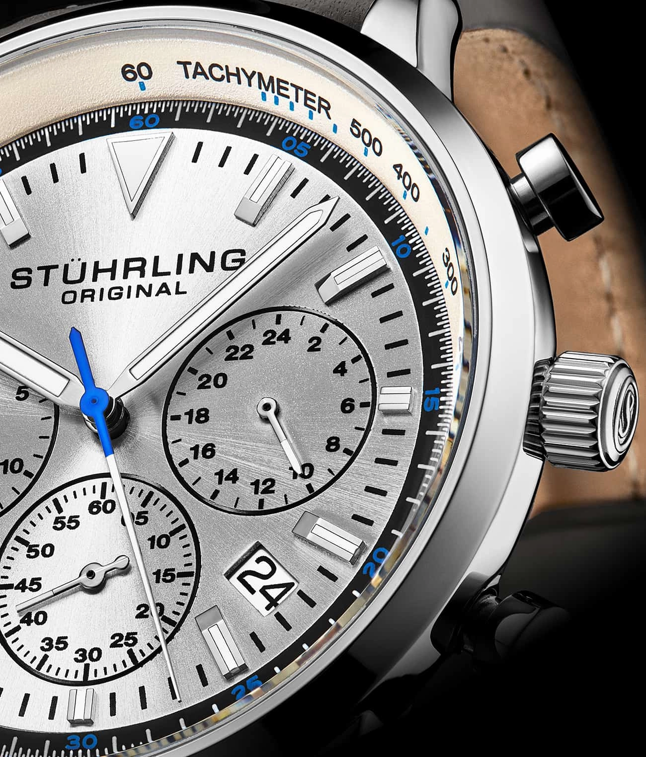 Monaco Chronograph with Tachymeter Quartz 3986L 44mm Watch