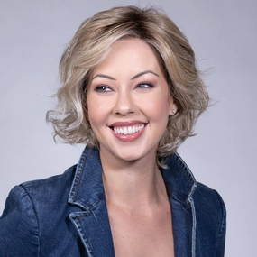Monroe Double Mono/Hand-Tied Ext Lace Front Wig Belle Tress Icons Collection