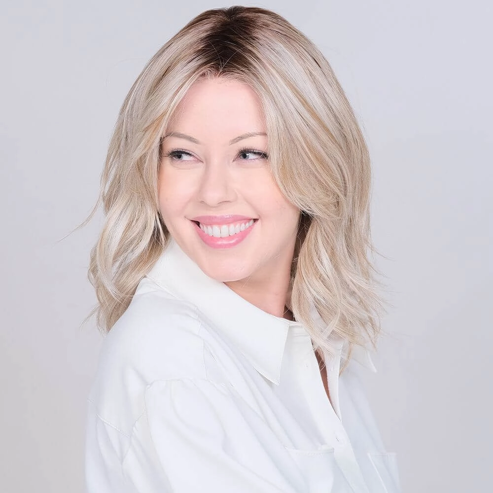 Peerless 14 E Centre Part Mono Ext Lace Front Wig Belle Tress Caf Collection
