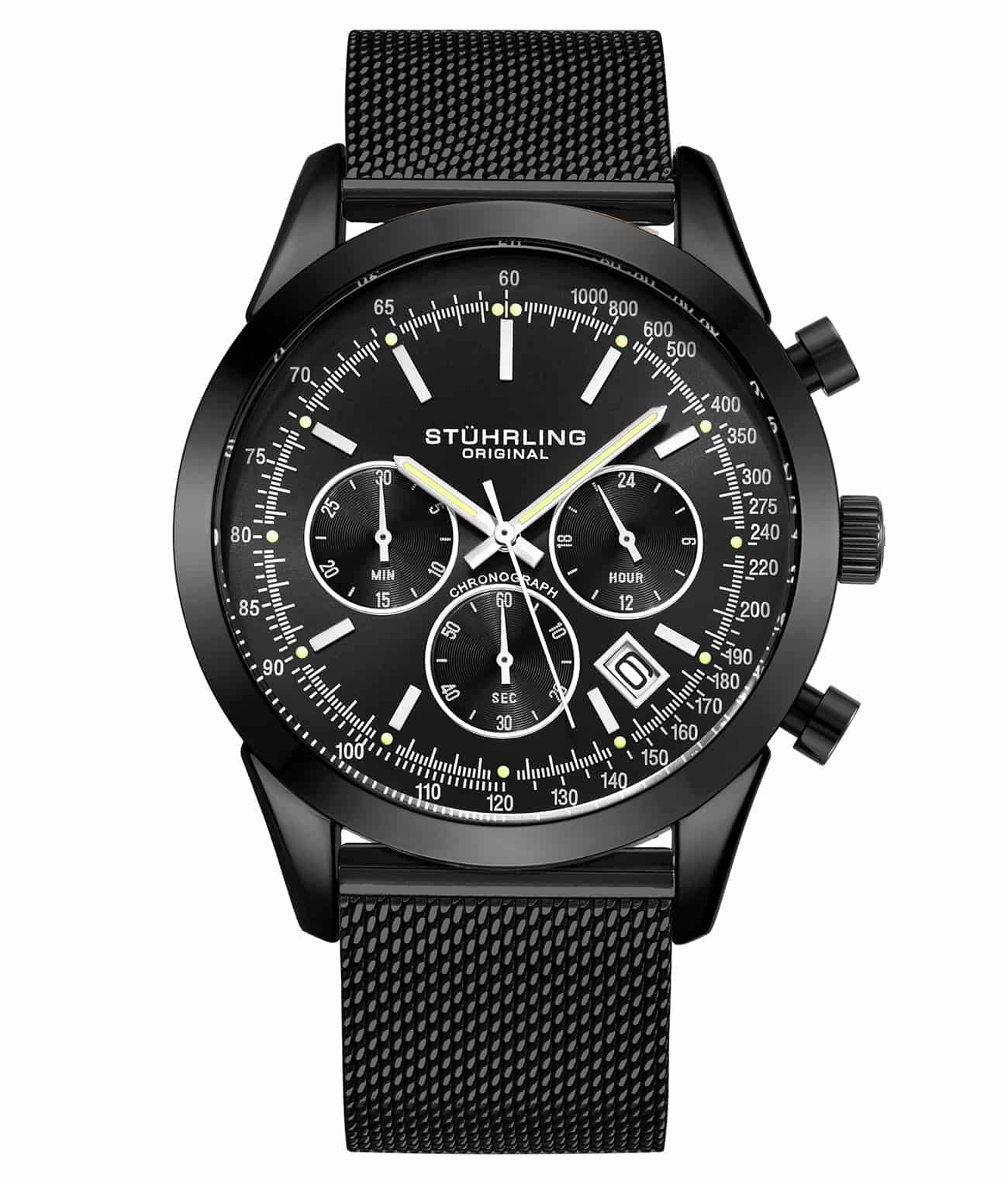 Preston 3975 Quartz 44mm Chronograph