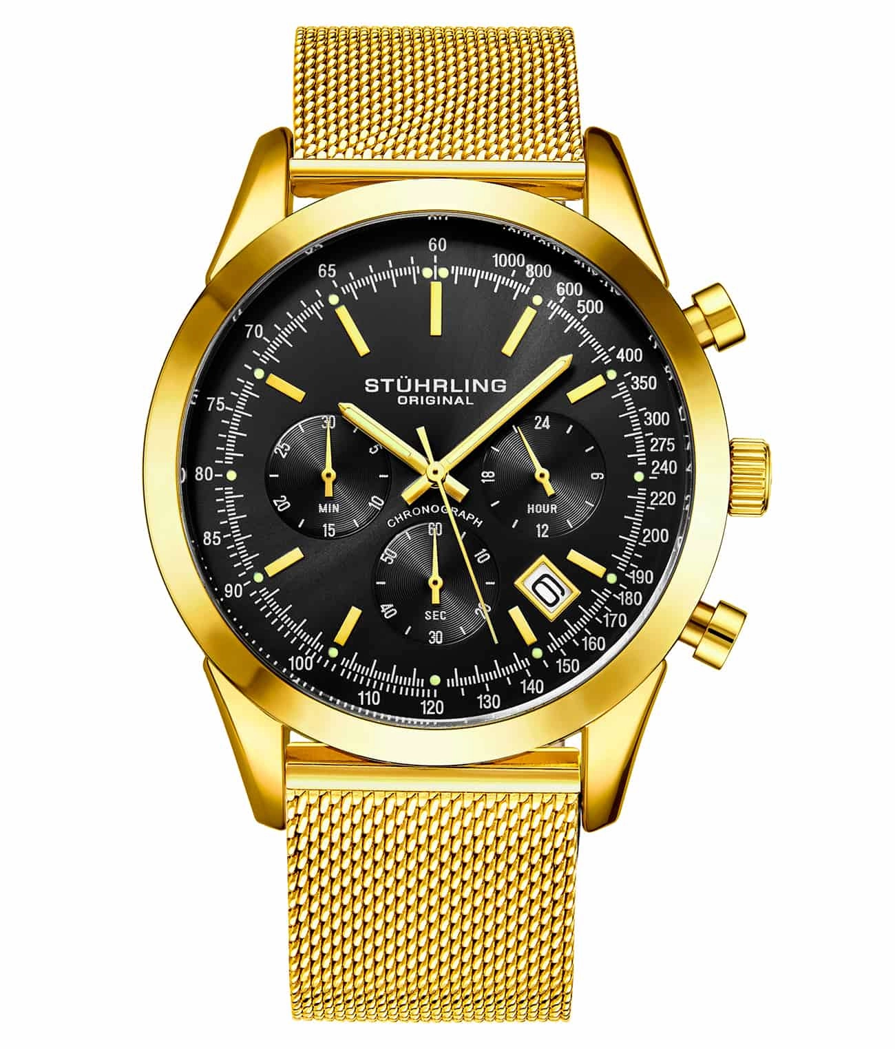 Preston 3975 Quartz 44mm Chronograph