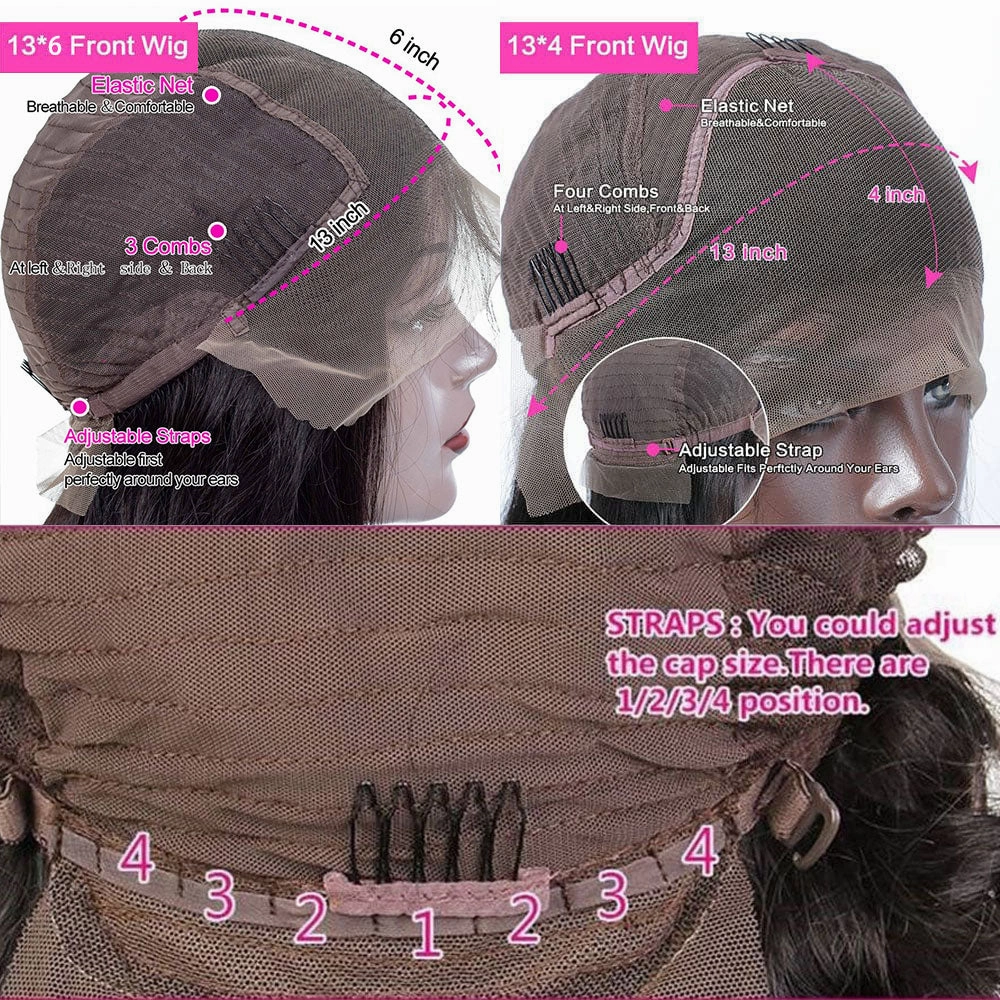 Reese | Red Highlight 99J Layered Bob Human Hair Bob Lace Front Wig