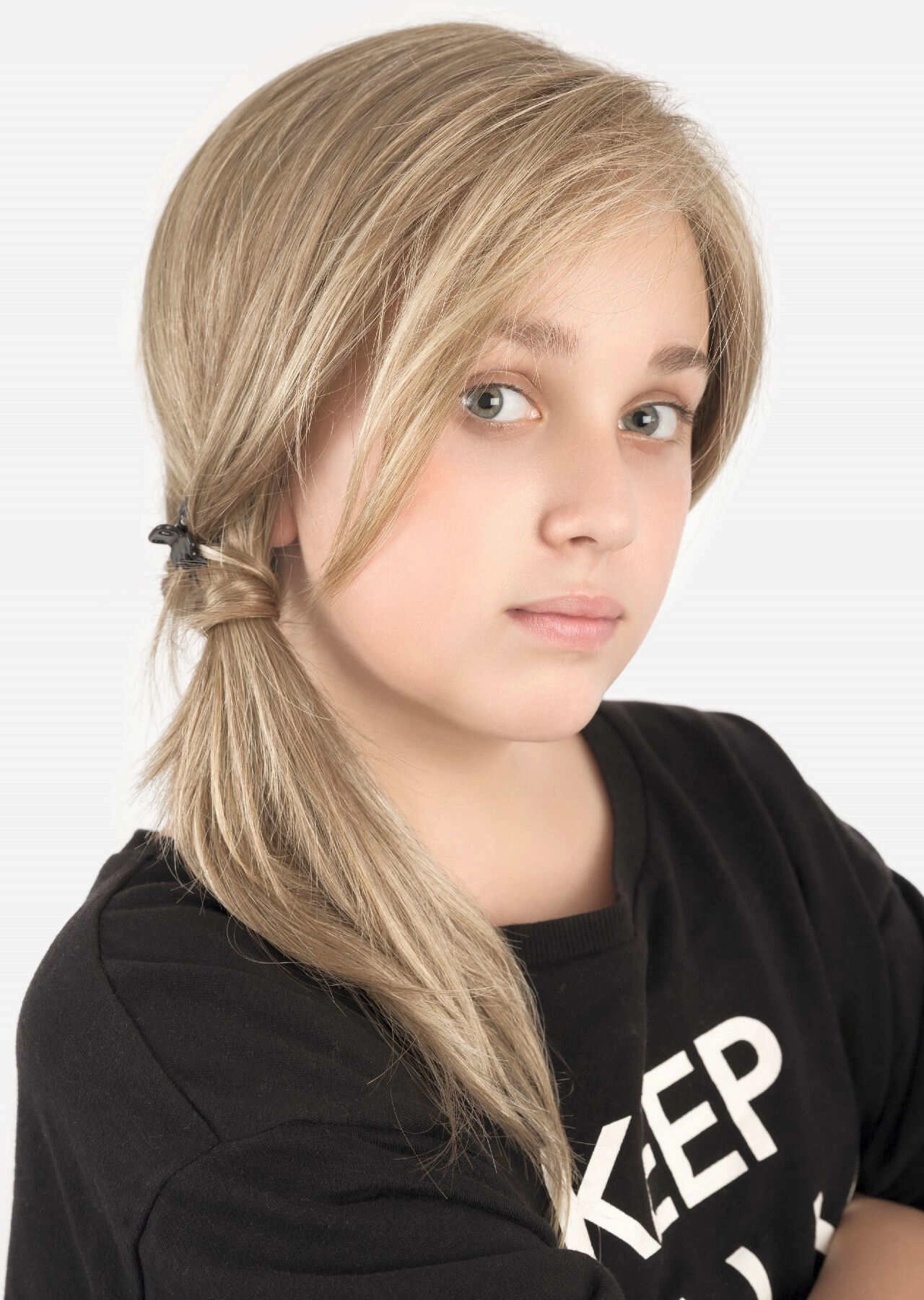 Sara Part Monofilament Lace Front Childrens Wig From The Ellen Wille Wigs For Power Kids Collection