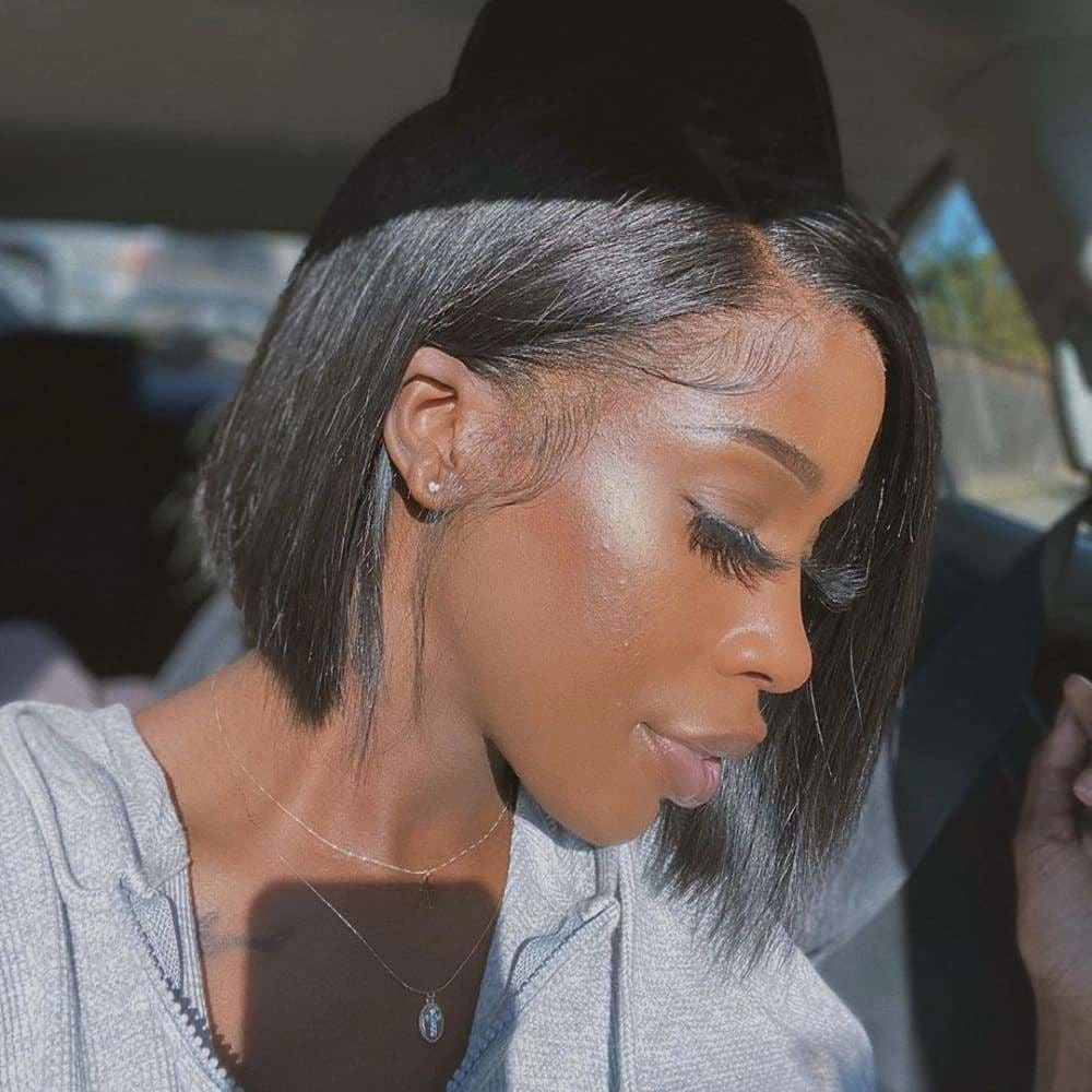 Skin Melt Full Lace BOB Wig Invisible Swiss Lace Wigs