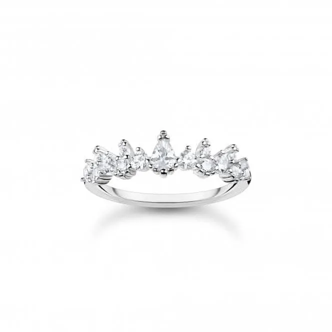 Sterling Silver Ice Crystals Ring TR2415-051-14 Thomas Sabo Rings
