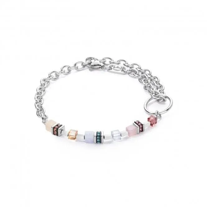 Swarovski Crystal Lightblue Beige Bracelet 4710/30-0738 Coeur De Lion Jewellery