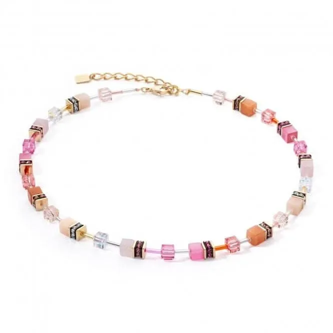 Swarovski Crystal Rose Orange Necklace 4905/10-1902 Coeur De Lion Jewellery
