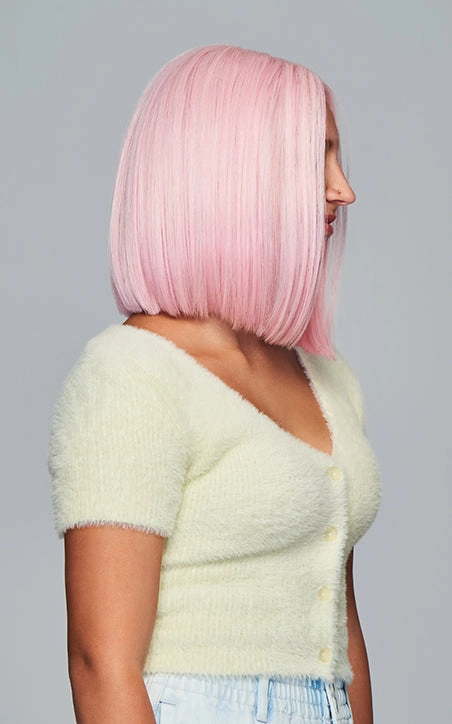 Sweetly Pink Wig from Kidz by Hairdo. | Lace Front | Mono Part | Heat Friendly Synthetic