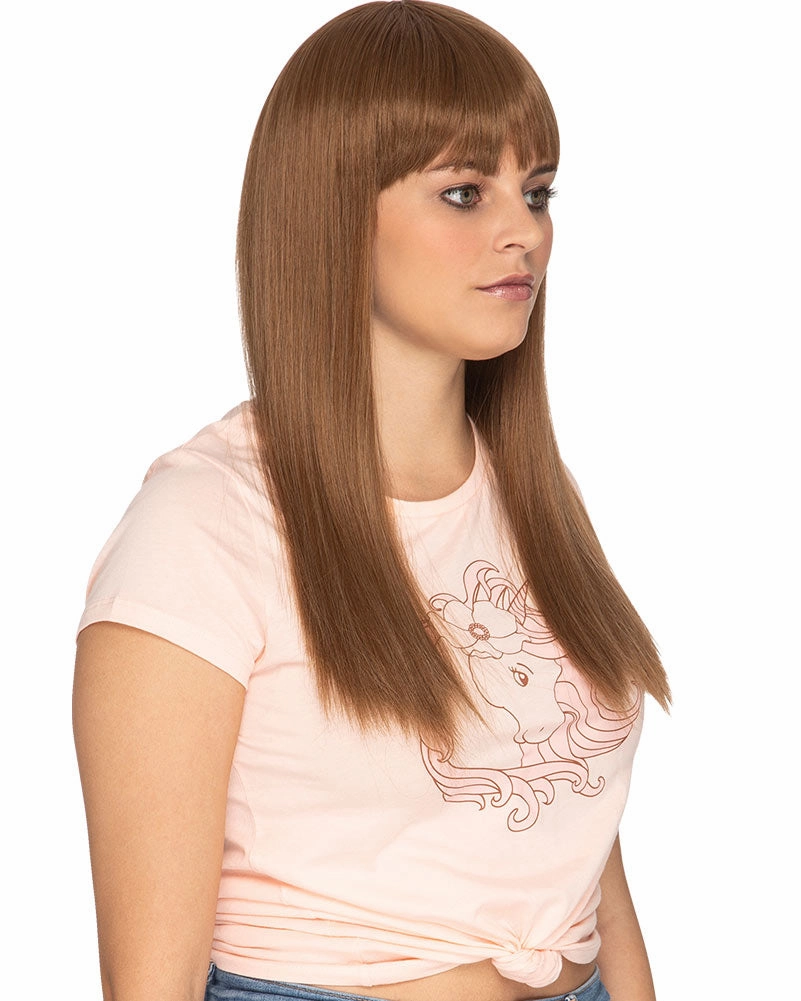 The Kimmie Deluxe Long Brown Wig