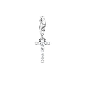 Thomas Sabo Jewellery Thomas Sabo Charmista Sterling Silver Letter T Charm Pendant