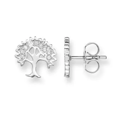 Thomas Sabo Jewellery Thomas Sabo Silver Tree Studs - TH1870CZ