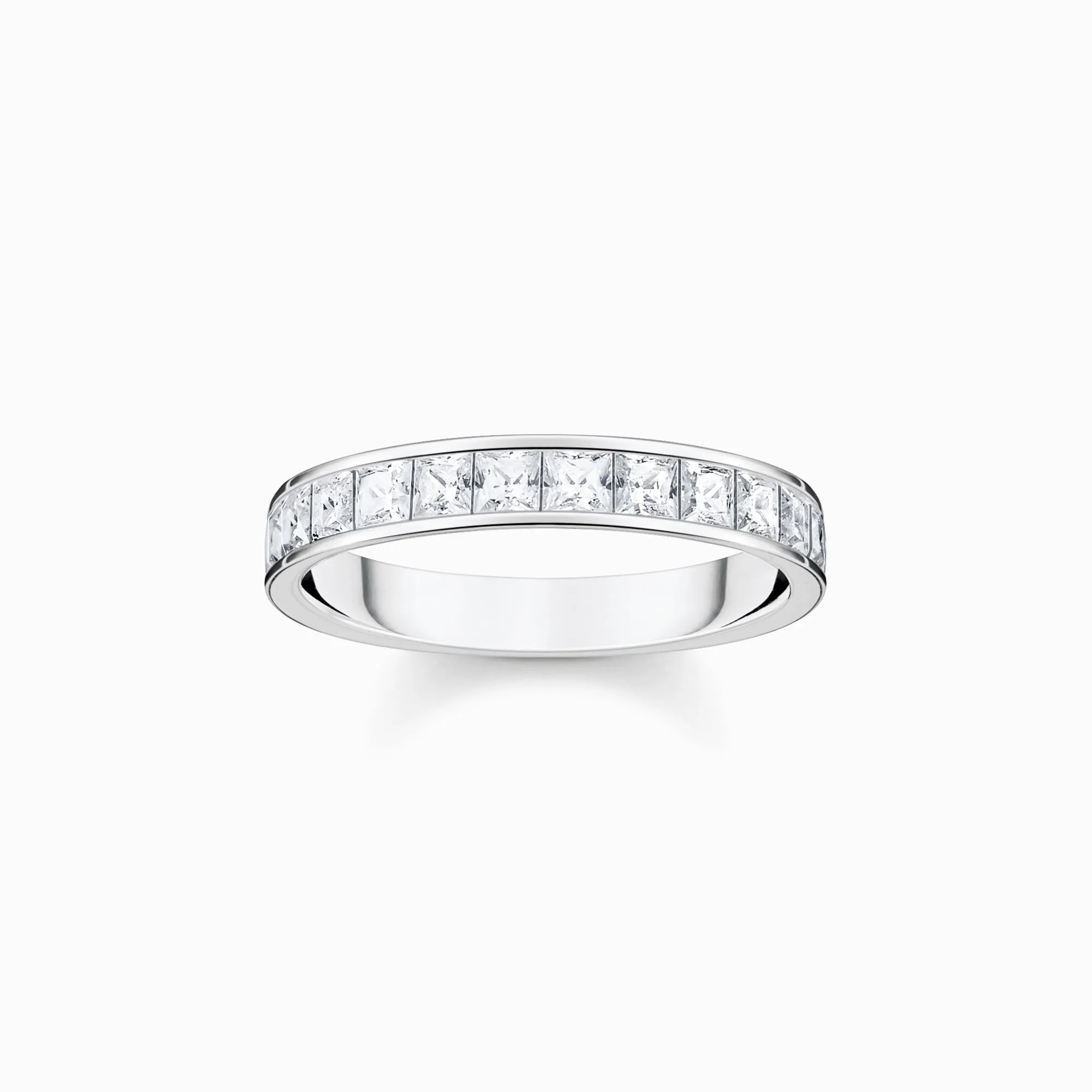 Thomas Sabo Jewellery Thomas Sabo Sterling Silver White Stones Pave Ring