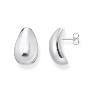 Thomas Sabo Silver Jewellery Thomas Sabo Sterling Silver Essential Drop Shape Stud Earrings