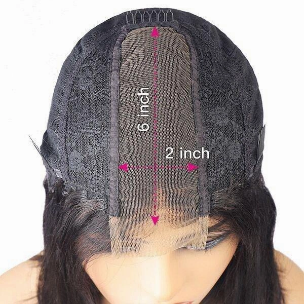 Vietnamese Straight 2x6 HD Skin Melt Lace Closure Layered Bob with Bang Lace Wig