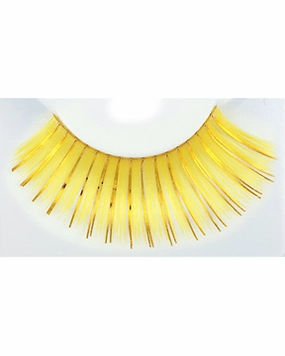 Yellow with Gold Eyelash C21