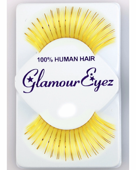 Yellow with Gold Eyelash C21